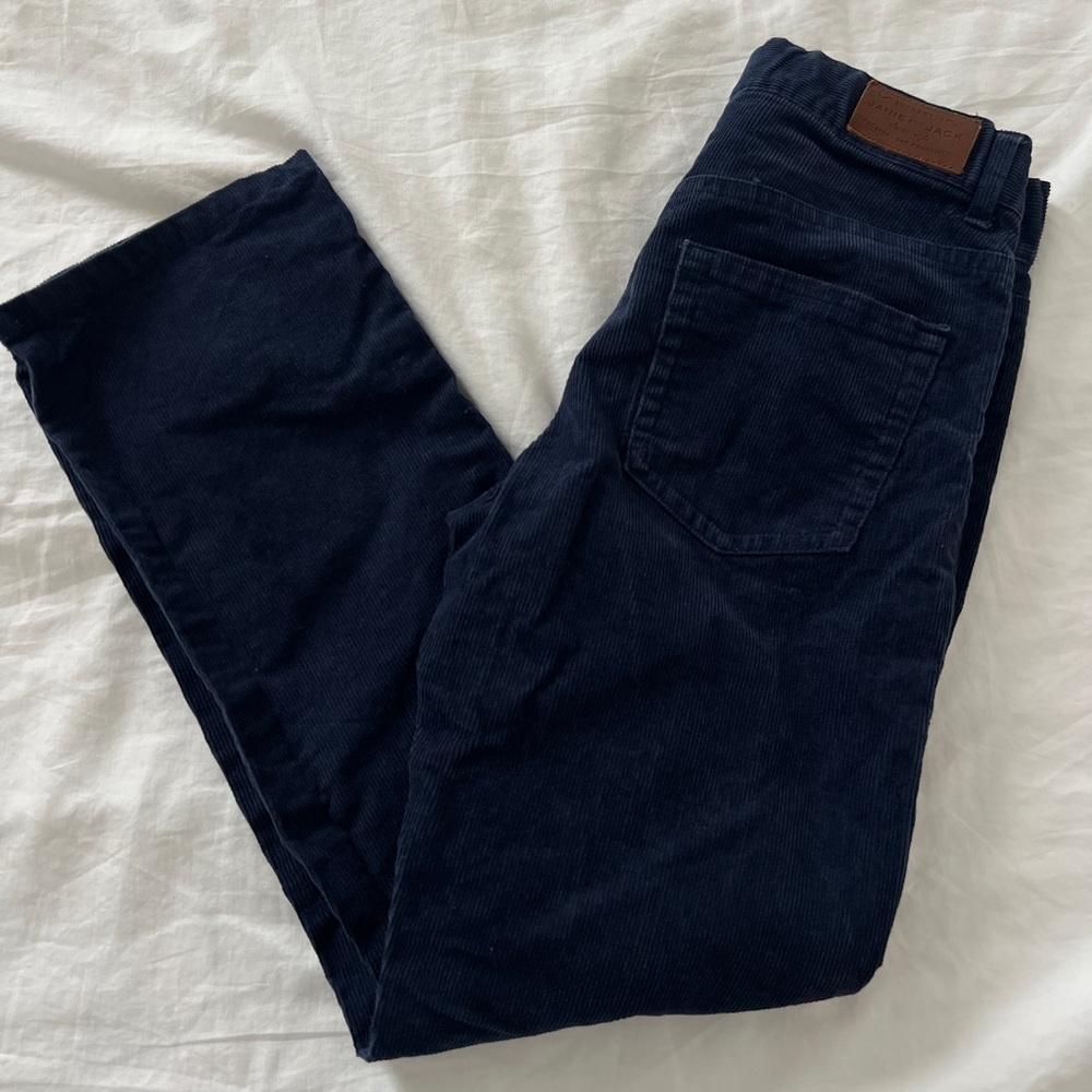 Janie & Jack Navy blue straight leg corduroy pants